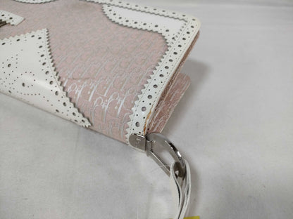 Dior Trotter One-Shoulder Canvas and Leather Shoulder Bag, Pink, 05-MA-0024