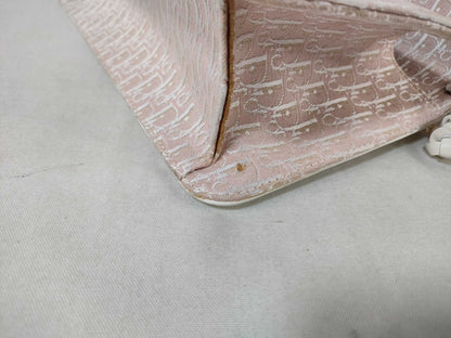 Dior Trotter One-Shoulder Canvas and Leather Shoulder Bag, Pink, 05-MA-0024