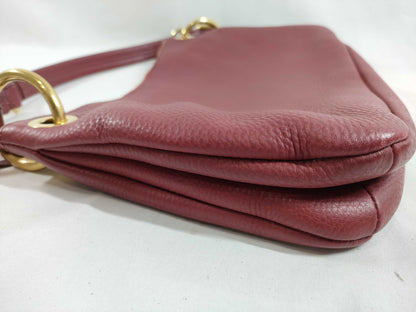 PRADA BR4894 Vitello Dino Burgundy Handbag