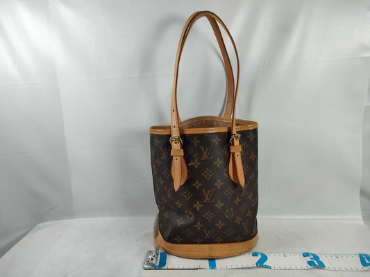 LOUIS VUITTON M42238 Monogram Bucket PM Tote Bag
