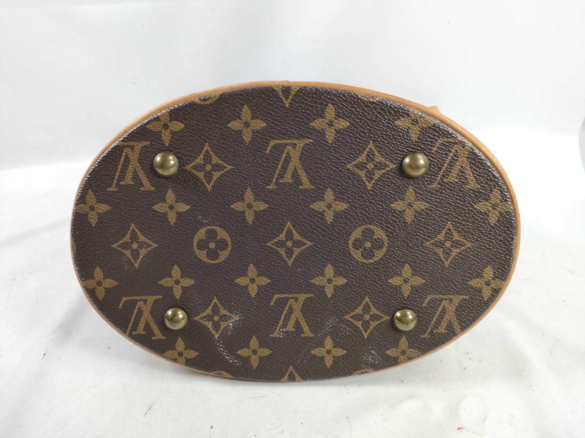 LOUIS VUITTON M42238 Monogram Bucket PM Tote Bag