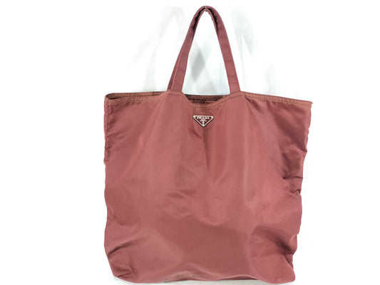 PRADA Nylon Bejeweled Robot Tote Handbag