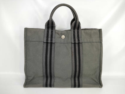 HERMES Foul Tote PM Gray Tote Bag