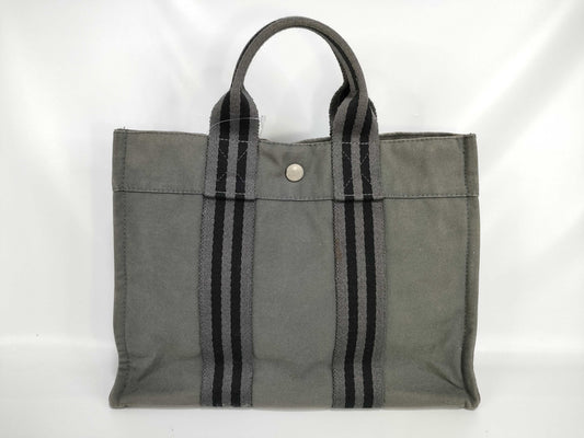 HERMES Foul Tote PM Gray Tote Bag