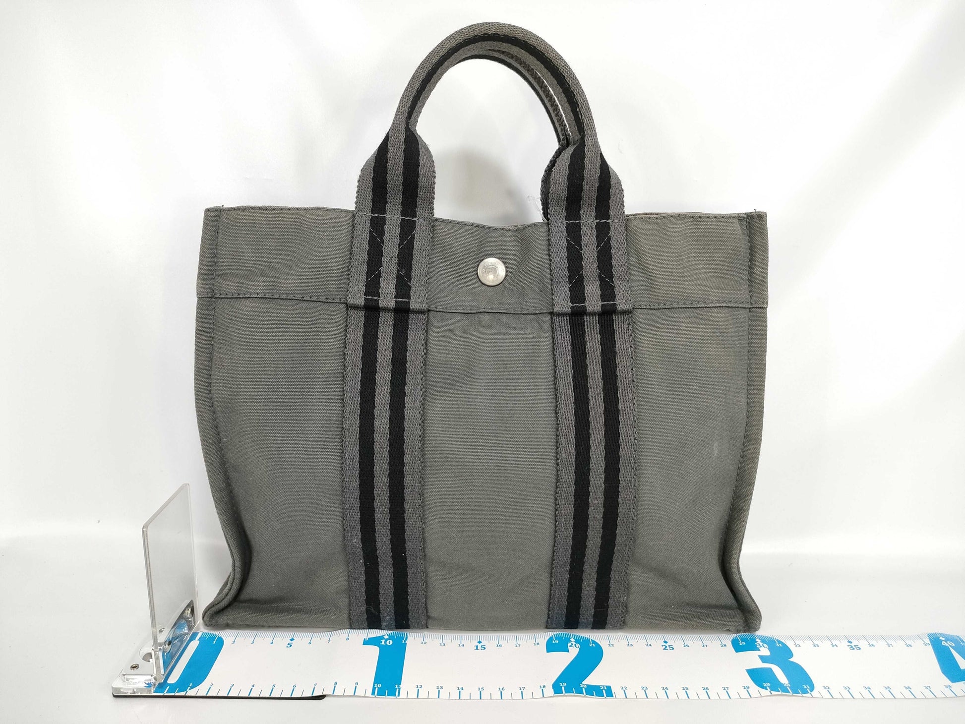 HERMES Foul Tote PM Gray Tote Bag