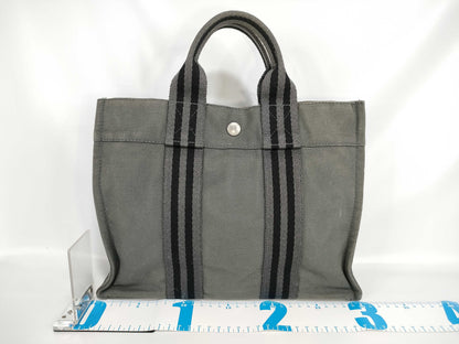 HERMES Foul Tote PM Gray Tote Bag