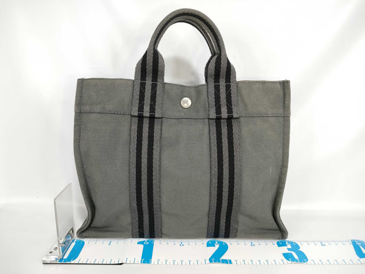 HERMES Foul Tote PM Gray Tote Bag