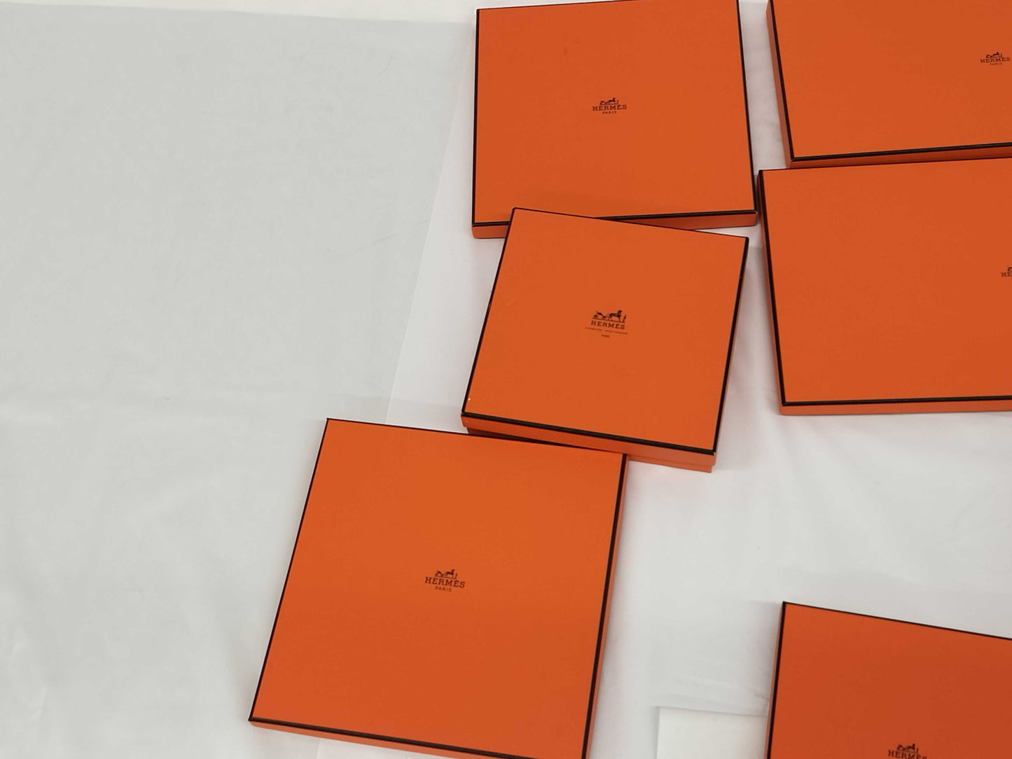 HERMES Scarf/Accessories Empty Box * 8 Pieces Brand Empty Box Bundle Brand Empty Box Bundle 