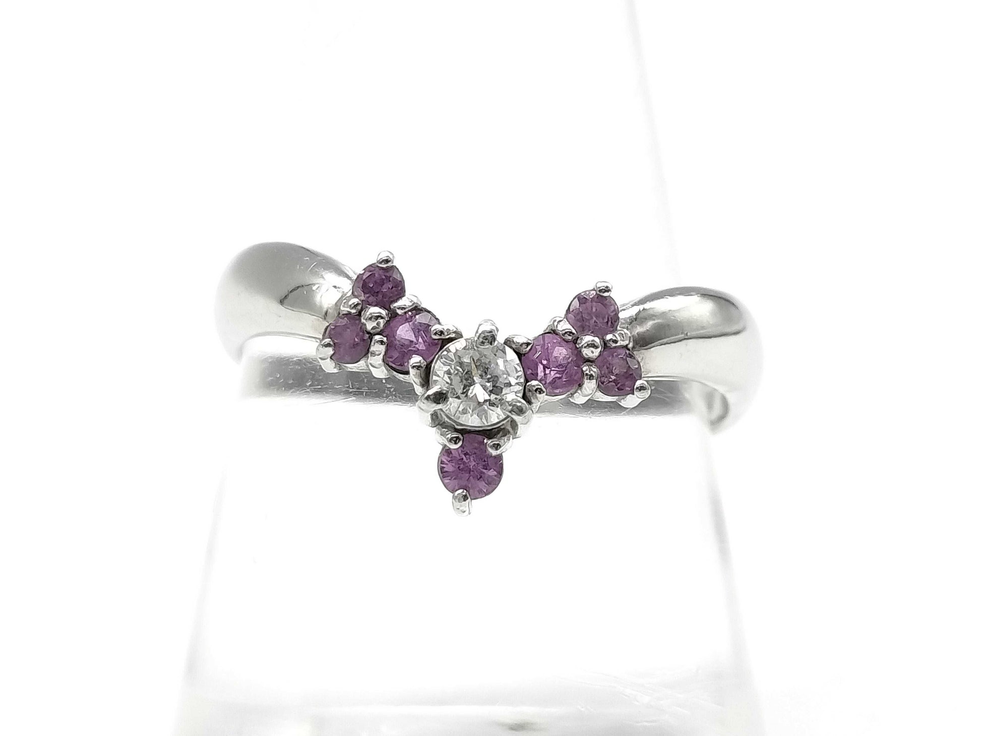 R 0.30ct D 0.10ct PT900 3.7g Ring 