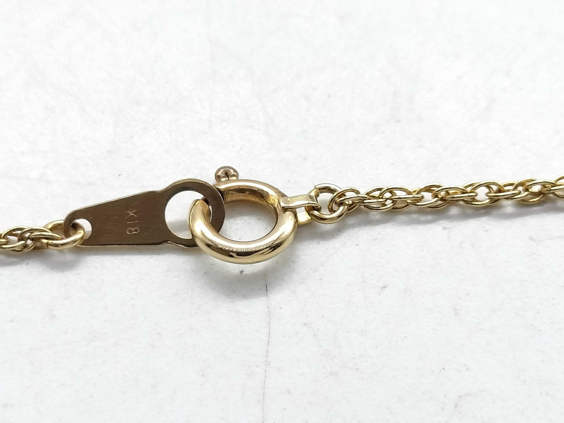 D 0.25ct K18 6.7g Necklace 