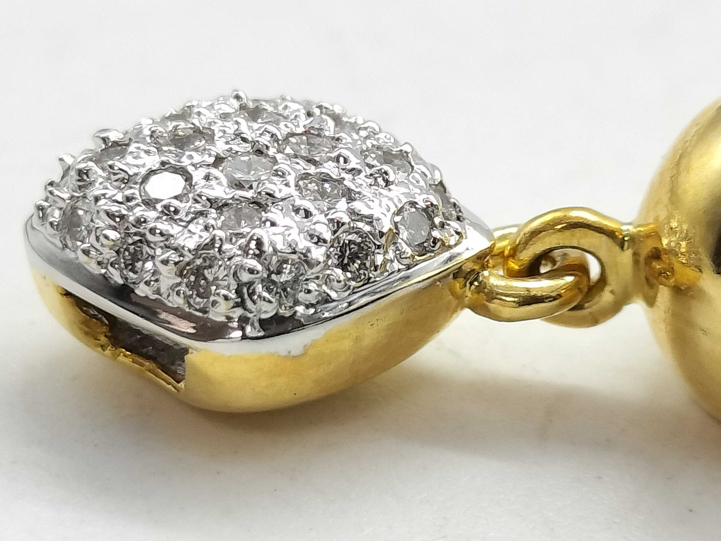 D 0.25ct K18 6.7g Necklace 