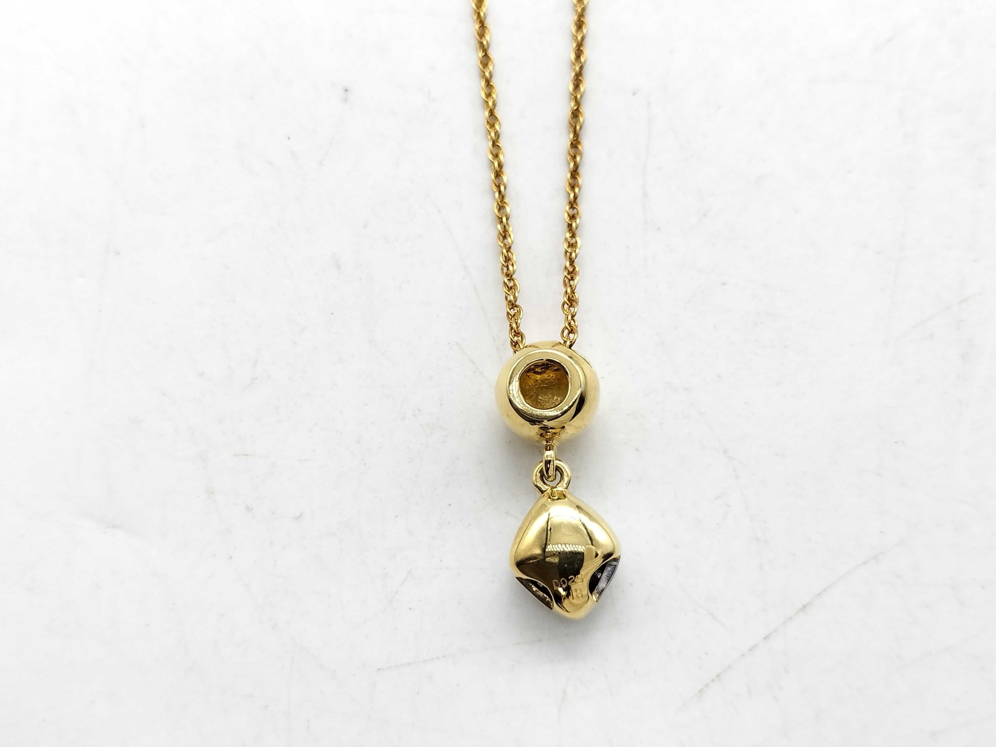 D 0.25ct K18 6.7g Necklace 
