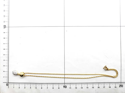 D 0.25ct K18 6.7g Necklace 