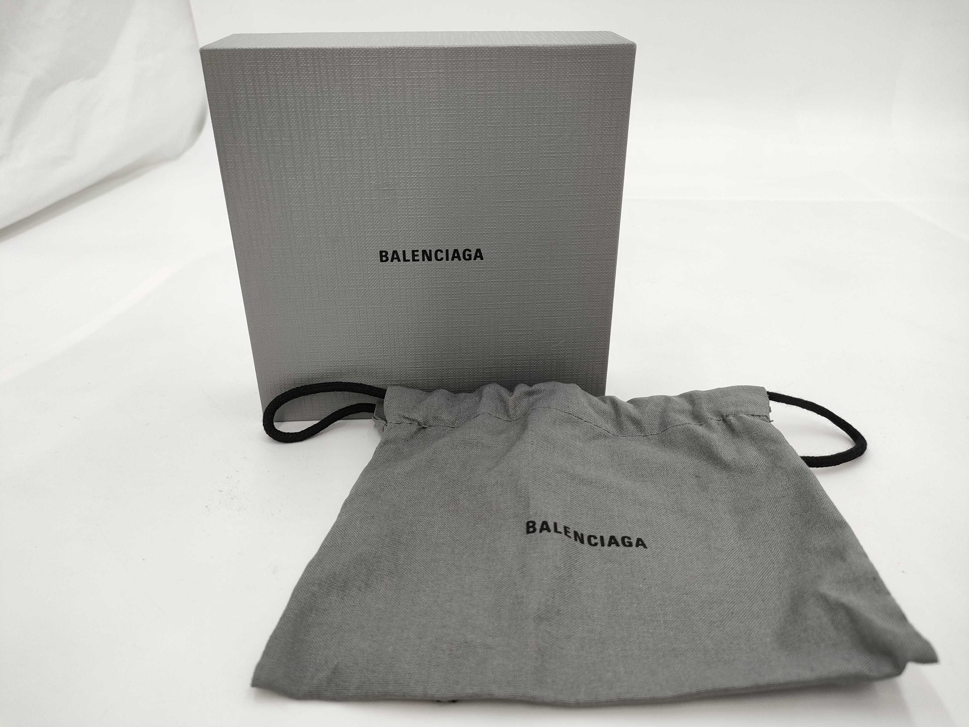 BALENCIAGA Bifold Zippy Wallet Leather Wallet