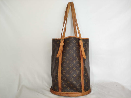 LOUIS VUITTON RFID Unverifiable, Serial Unverifiable, Monogram Bucket Tote Bag, Interior Damaged