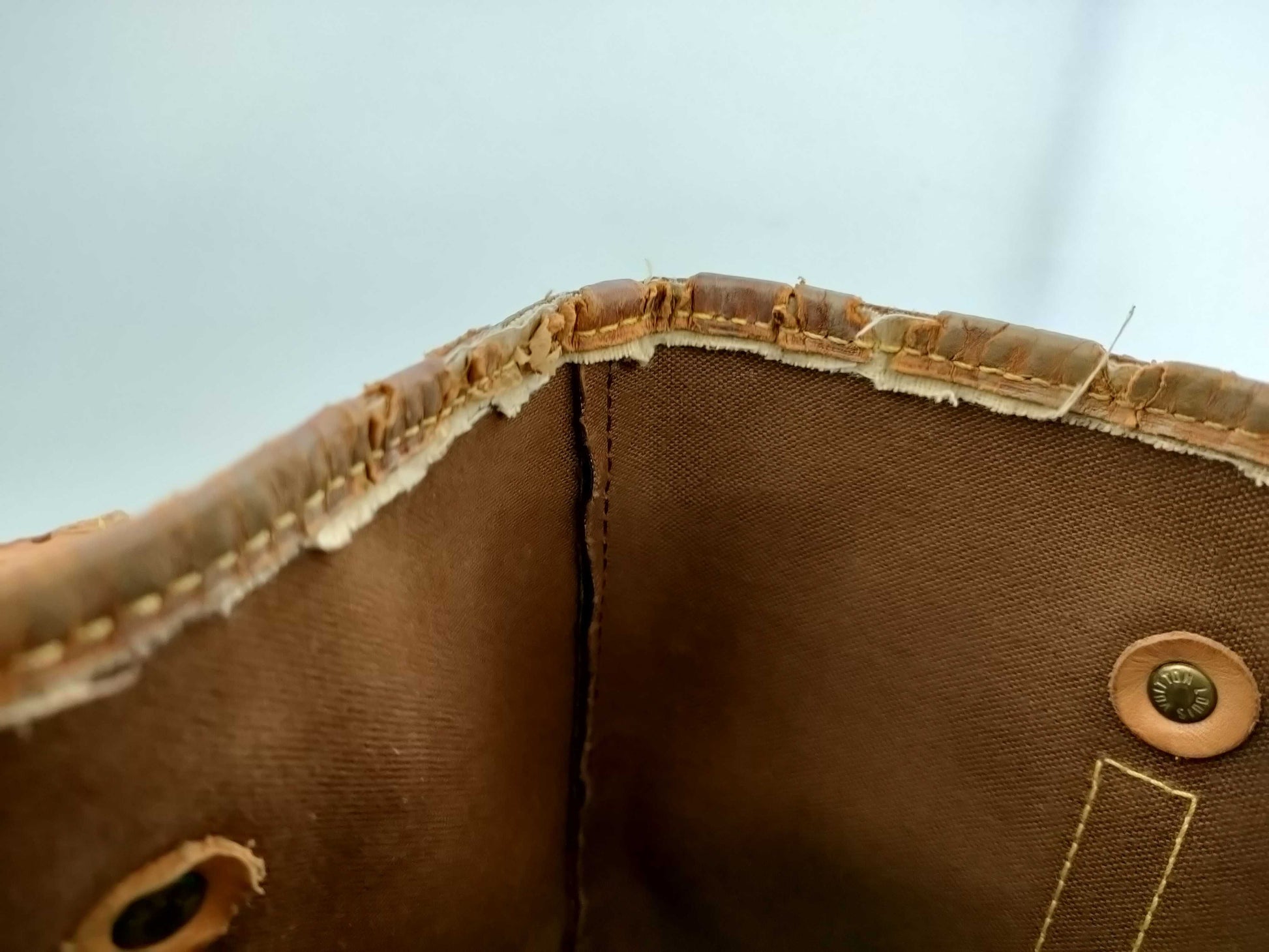LOUIS VUITTON RFID Unverifiable, Serial Unverifiable, Monogram Bucket Tote Bag, Interior Damaged
