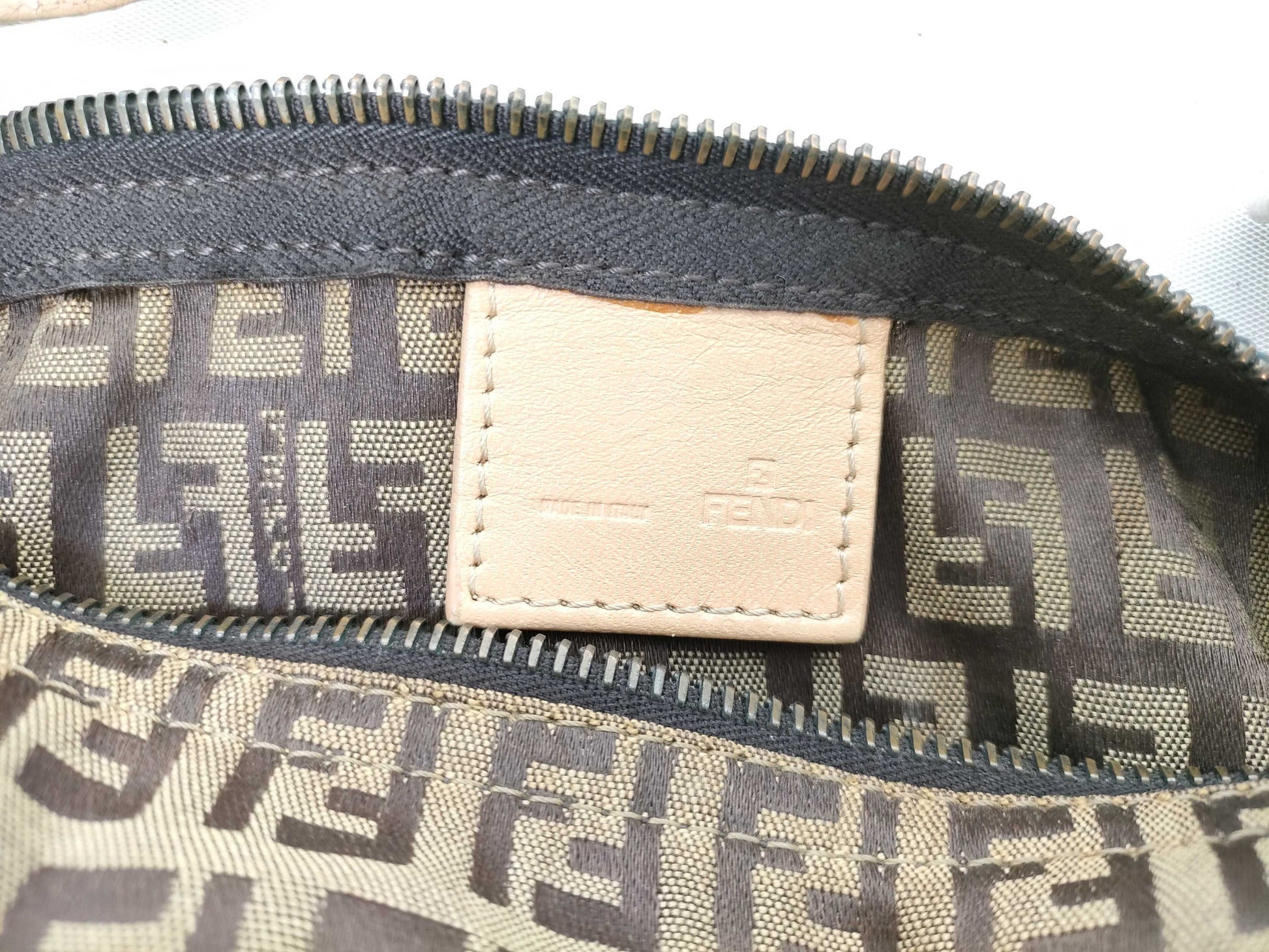FENDI Zucca pattern hand pouch handbag