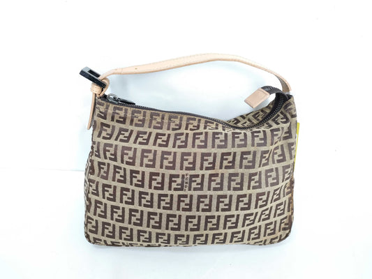 FENDI Zucca pattern hand pouch handbag