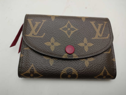 LOUIS VUITTON Monogram Porte Monnaie Rosalie Wallet