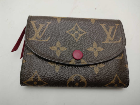 LOUIS VUITTON Monogram Porte Monnaie Rosalie Wallet