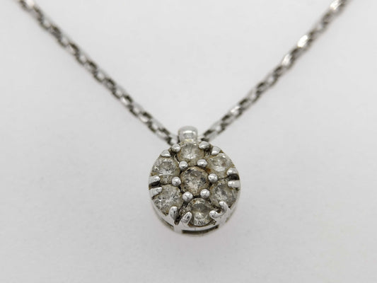 Diamond K14WG/K13 2.1g Necklace 