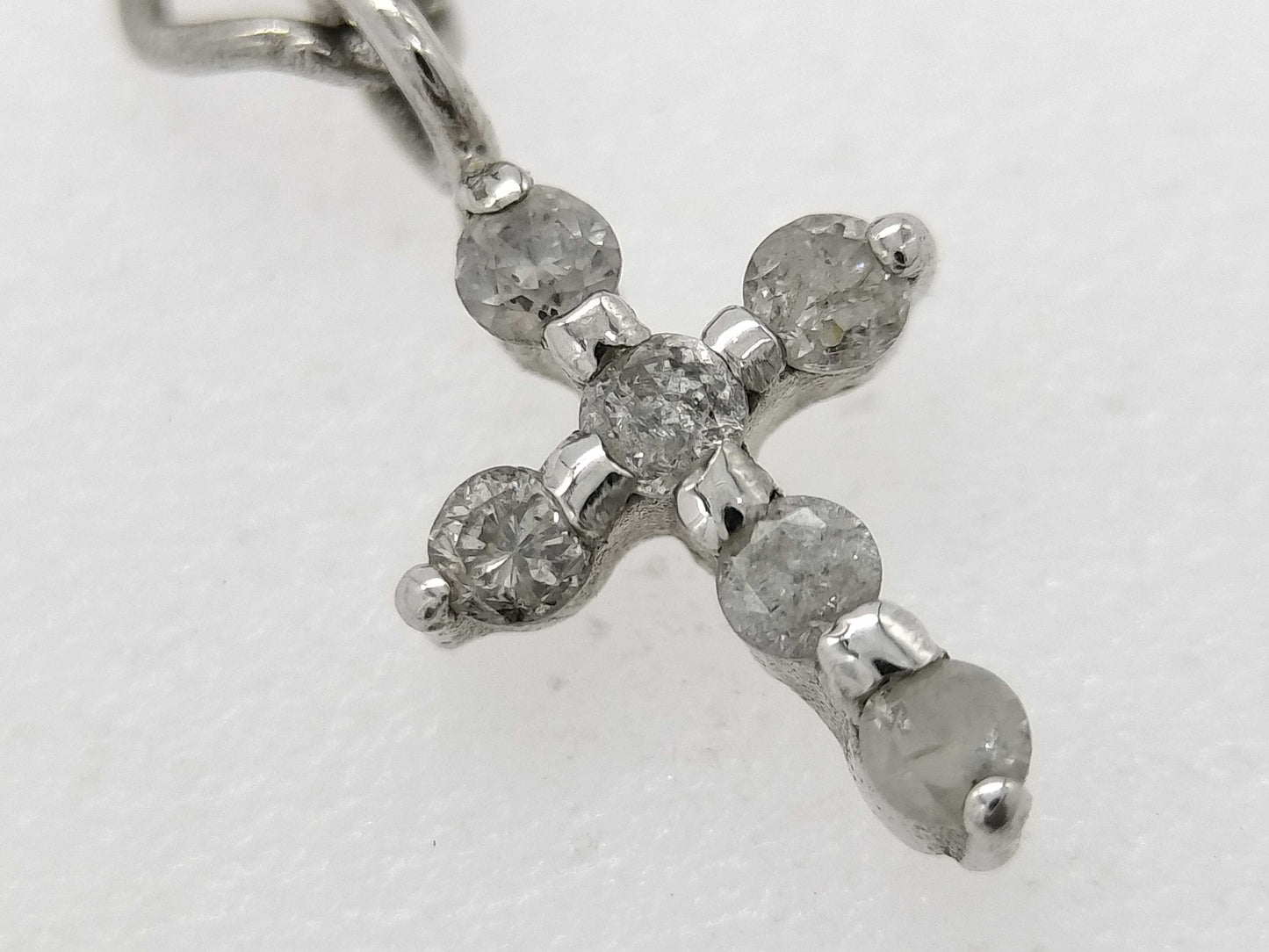 Diamond K14WG/K13 2.1g Necklace 