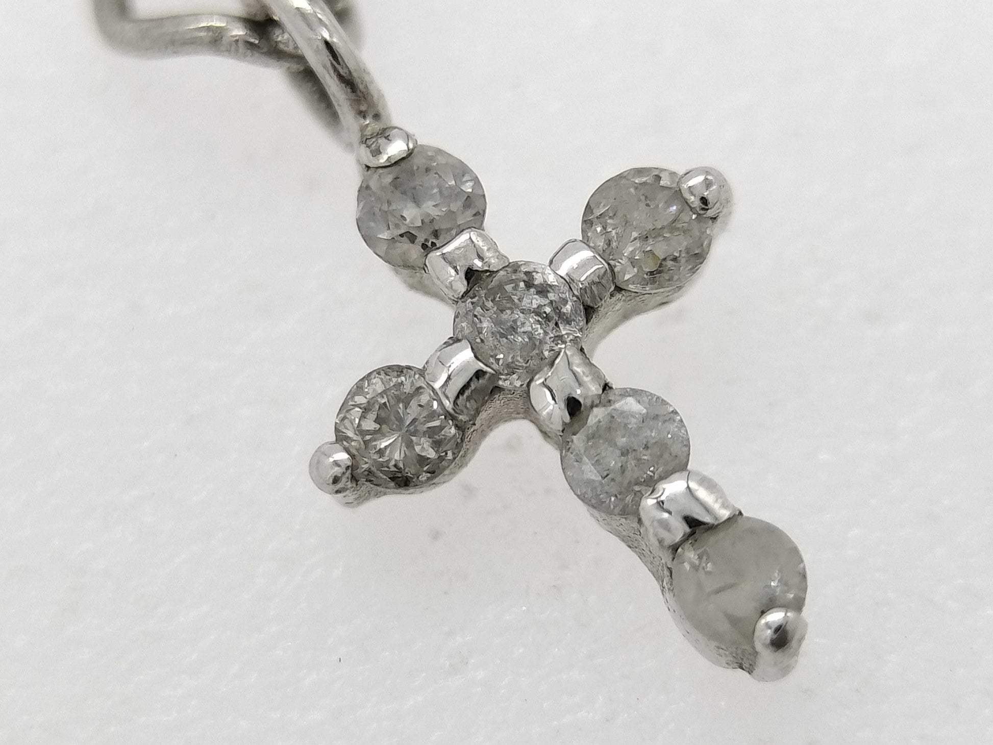 Diamond K14WG/K13 2.1g Necklace 