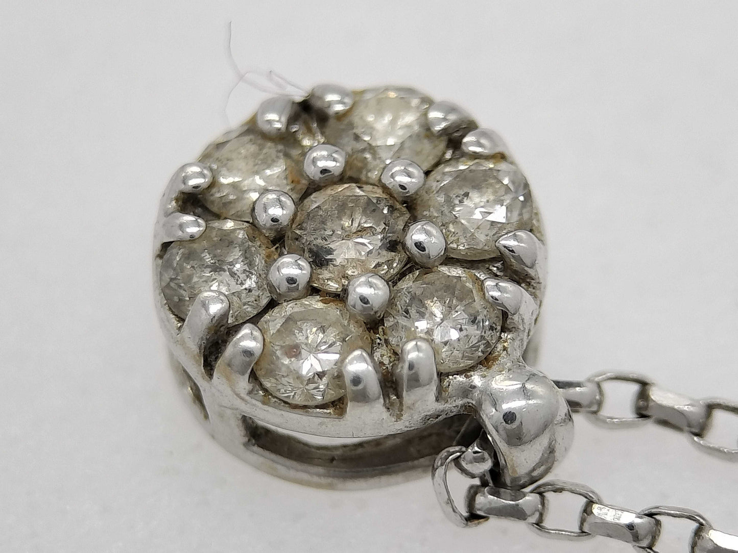 Diamond K14WG/K13 2.1g Necklace 