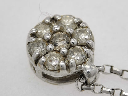 Diamond K14WG/K13 2.1g Necklace 