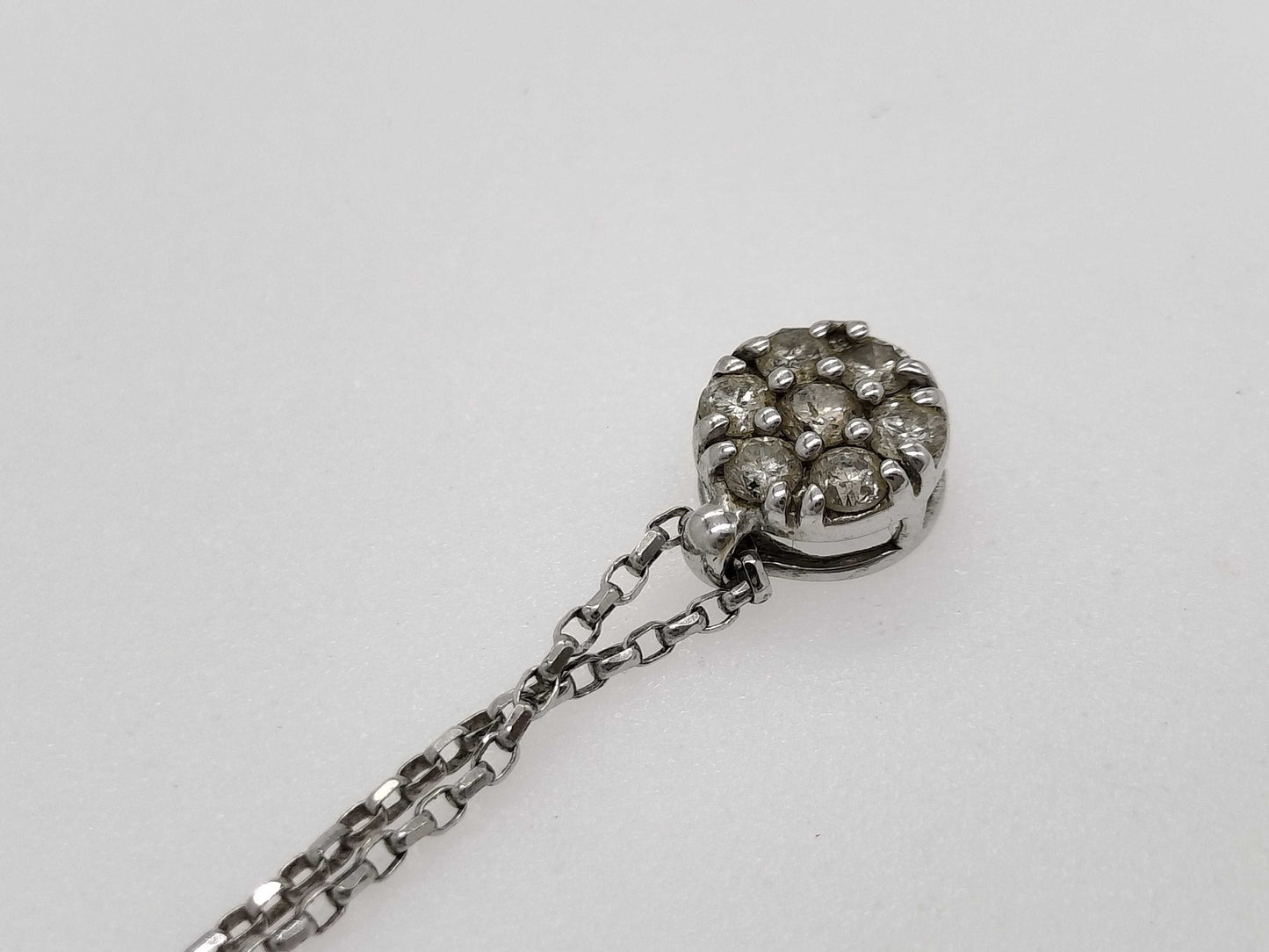 Diamond K14WG/K13 2.1g Necklace 