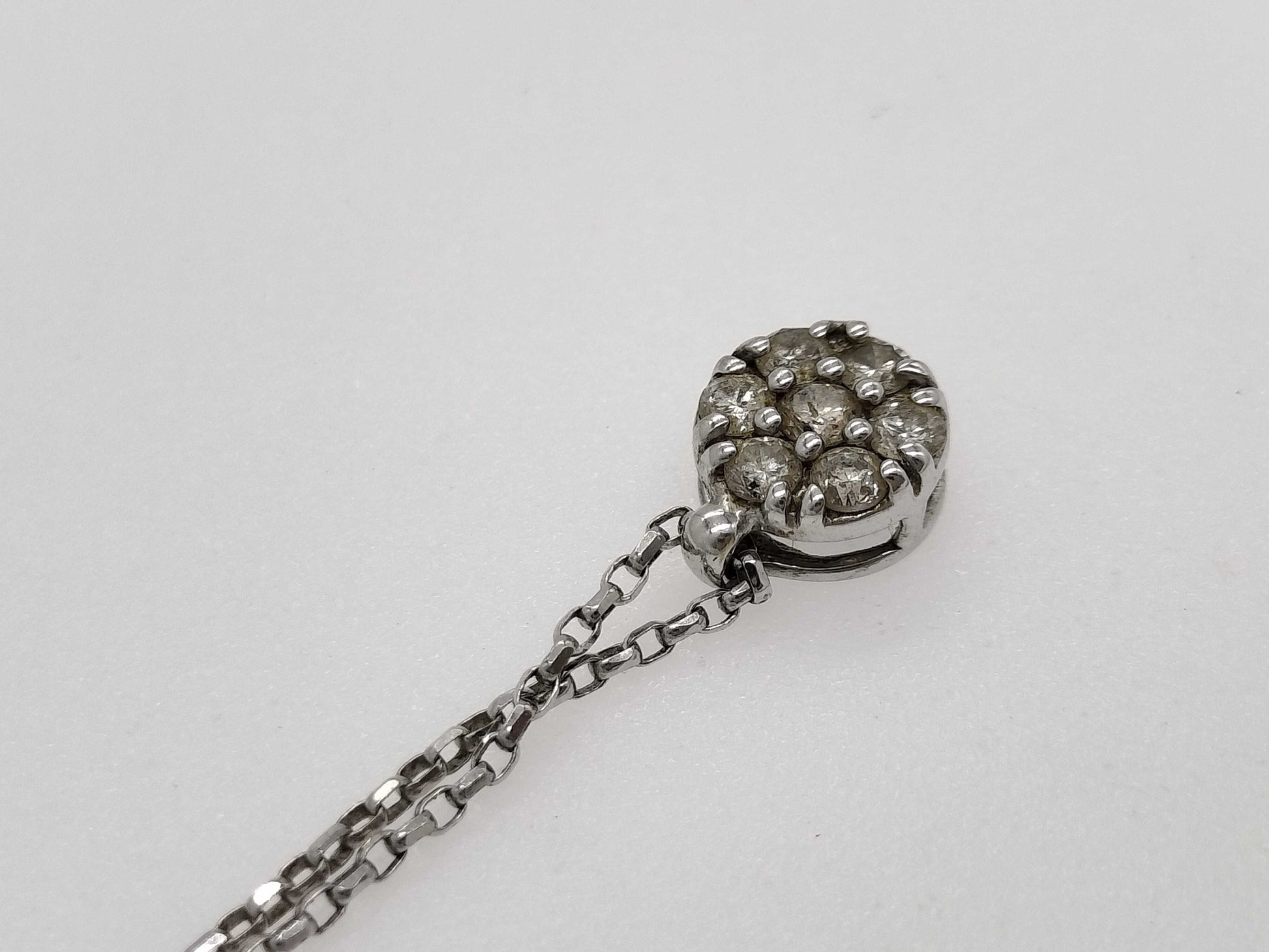 Diamond K14WG/K13 2.1g Necklace 