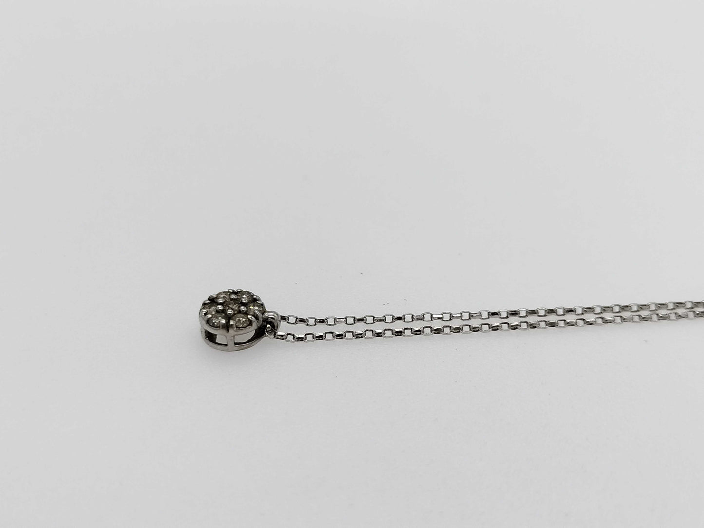 Diamond K14WG/K13 2.1g Necklace 