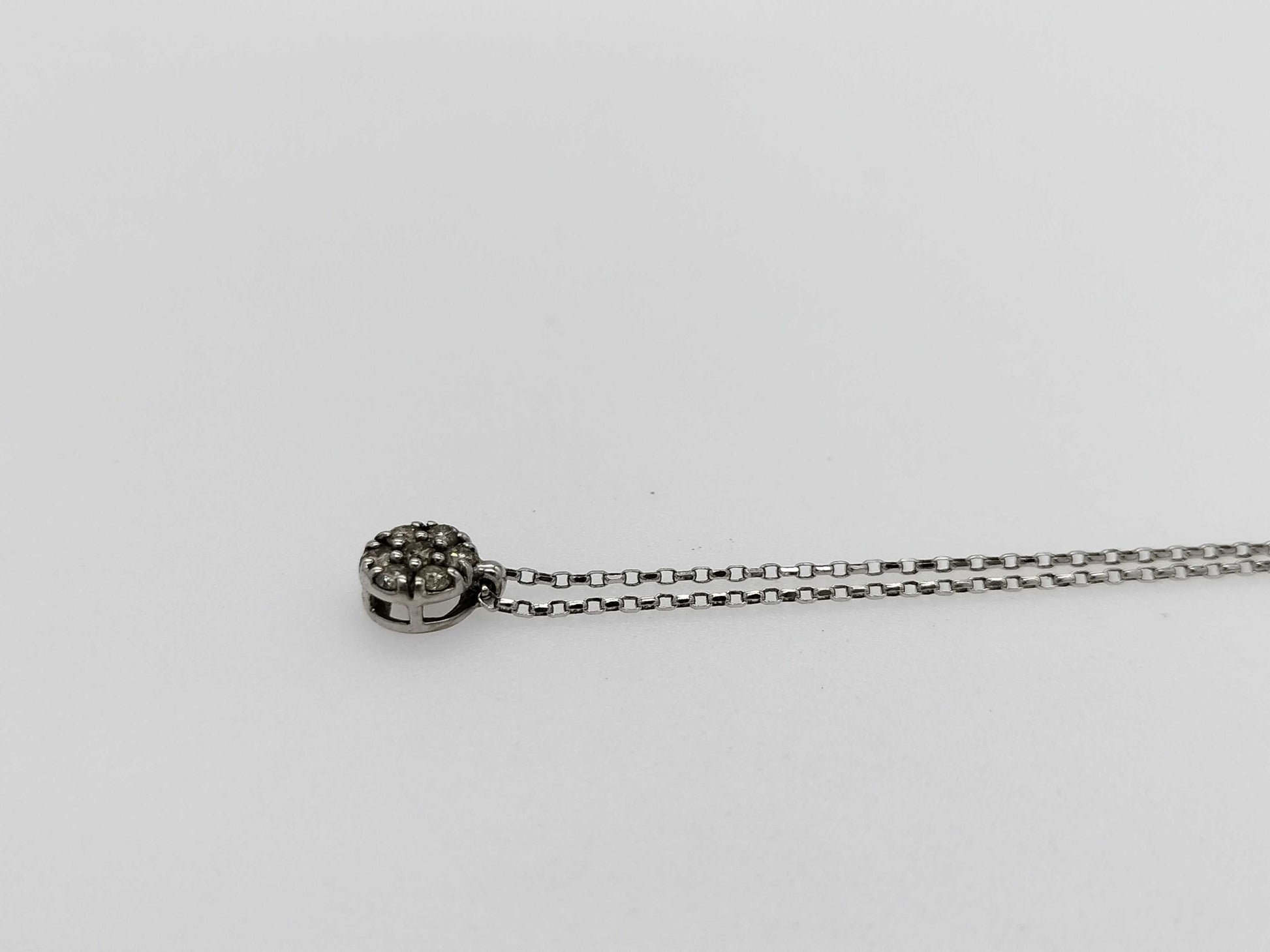 Diamond K14WG/K13 2.1g Necklace 
