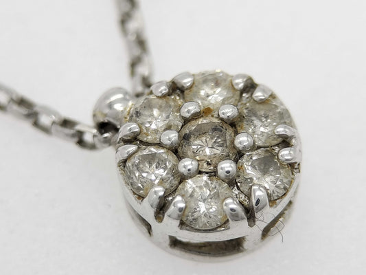 Diamond K14WG/K13 2.1g Necklace 