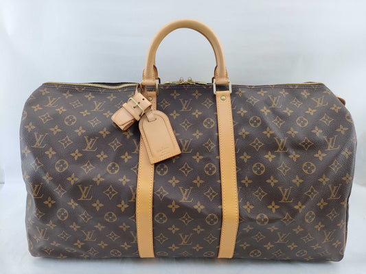 LOUIS VUITTON M41424 Monogram Keepall 55 Boston Bag