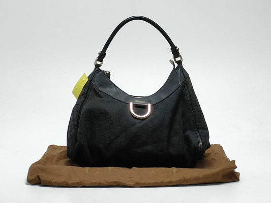 GUCCI GG One-Shoulder Bag/Half/Black/189833 492783 Handbag