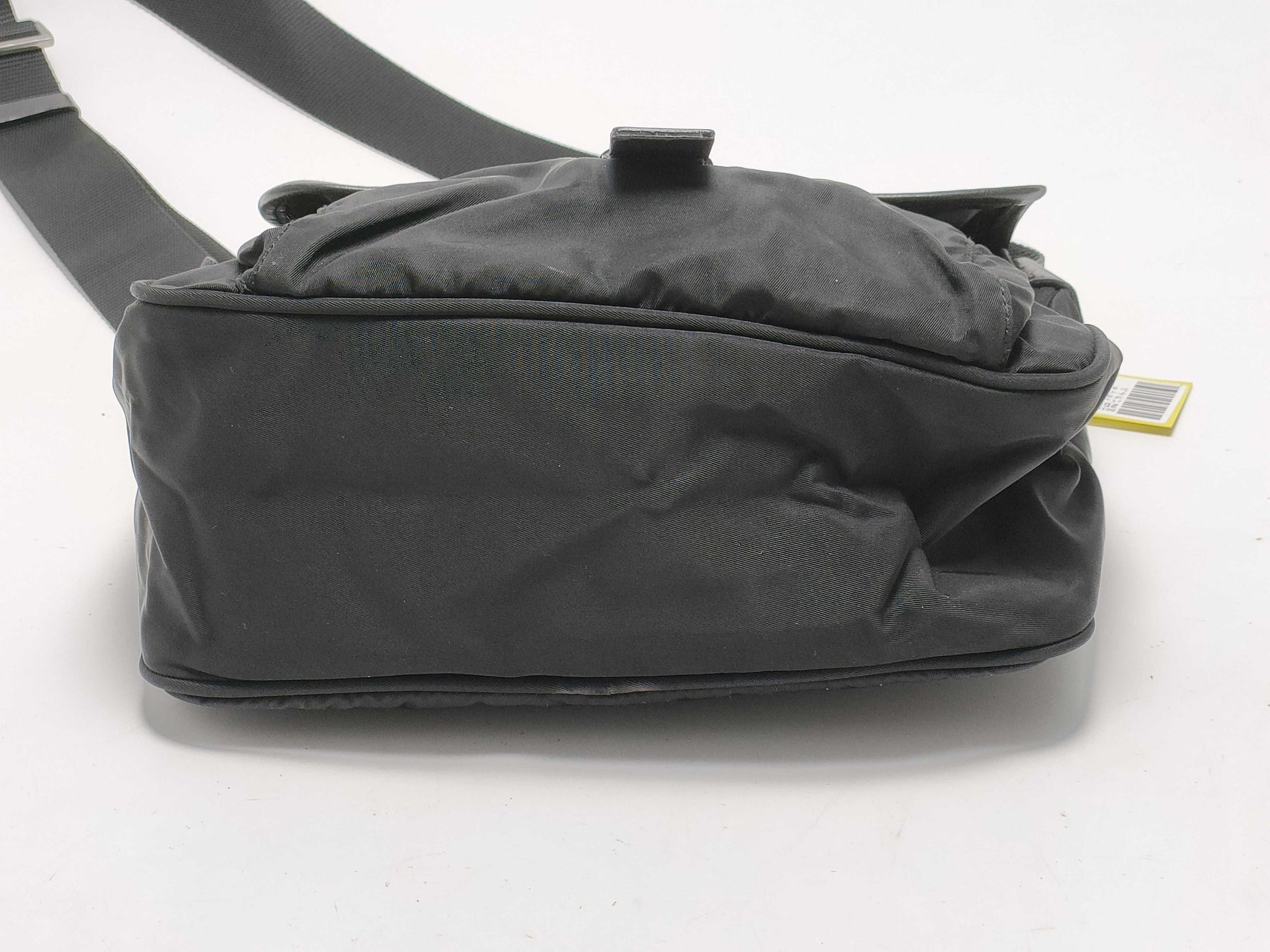 PRADA nylon shoulder bag/triangle logo shoulder bag