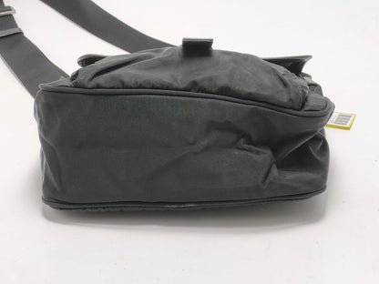 PRADA nylon shoulder bag/triangle logo shoulder bag