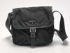 PRADA nylon shoulder bag/triangle logo shoulder bag