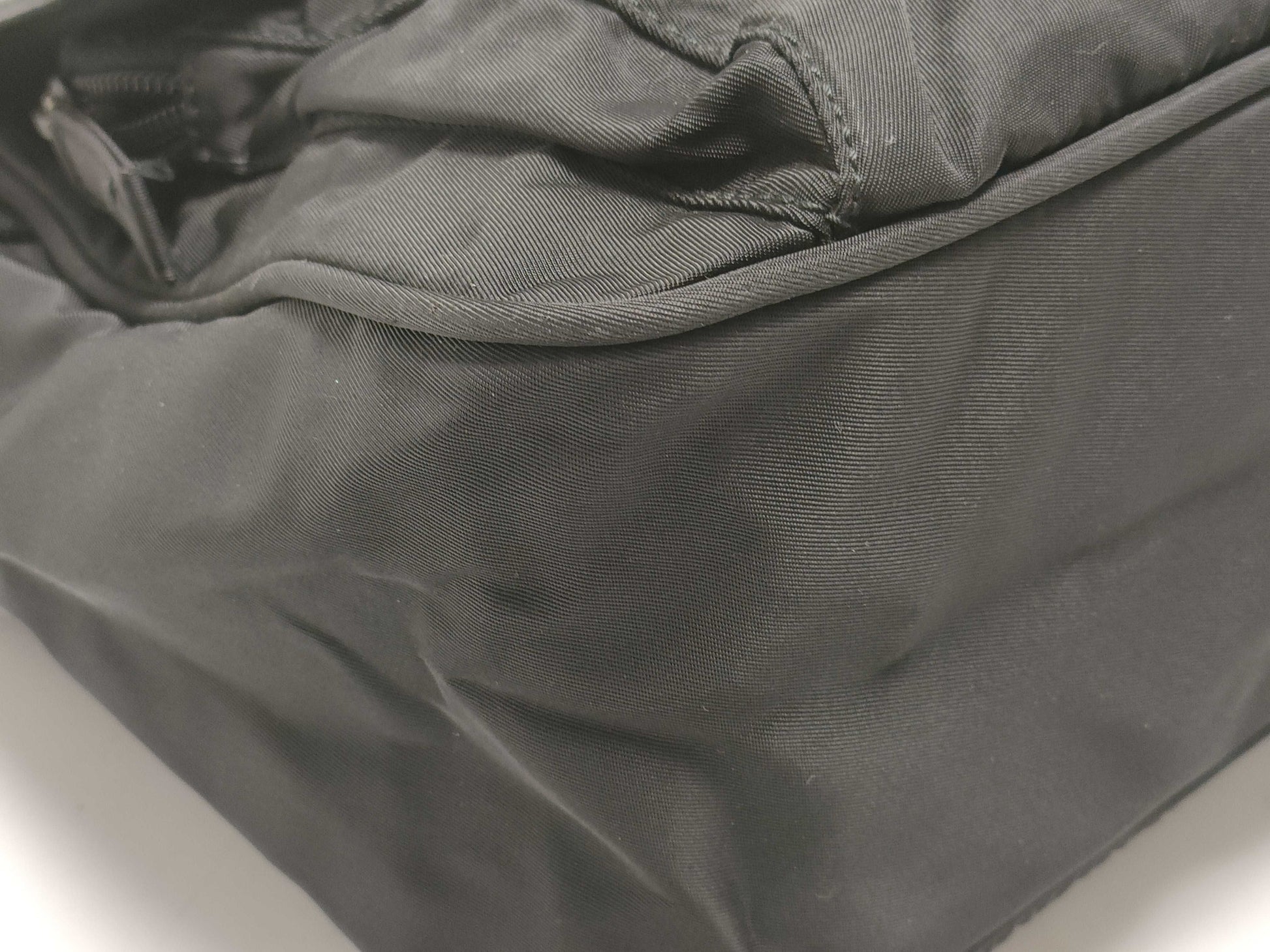 PRADA nylon shoulder bag/triangle logo shoulder bag
