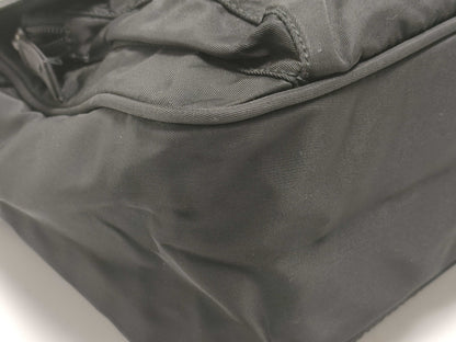 PRADA nylon shoulder bag/triangle logo shoulder bag