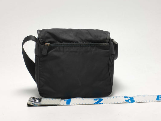 PRADA nylon shoulder bag/triangle logo shoulder bag
