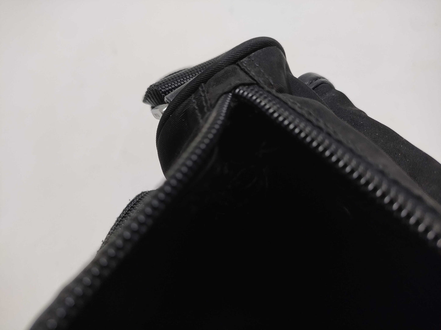 PRADA nylon shoulder bag/triangle logo shoulder bag
