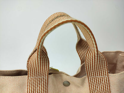 HERMES Foul Tou Foul Tou/Canvas Handbag/Orange Color