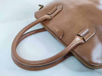 Ralph LAUREN Leather 2-Way Bag Handbag