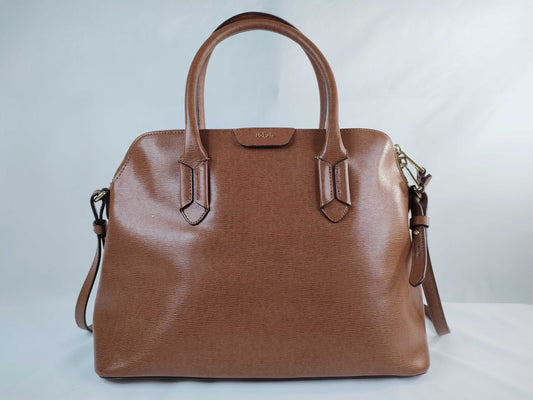 Ralph LAUREN Leather 2-Way Bag Handbag