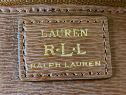 Ralph LAUREN Leather 2-Way Bag Handbag