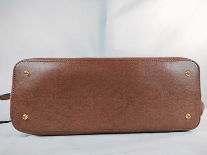 Ralph LAUREN Leather 2-Way Bag Handbag