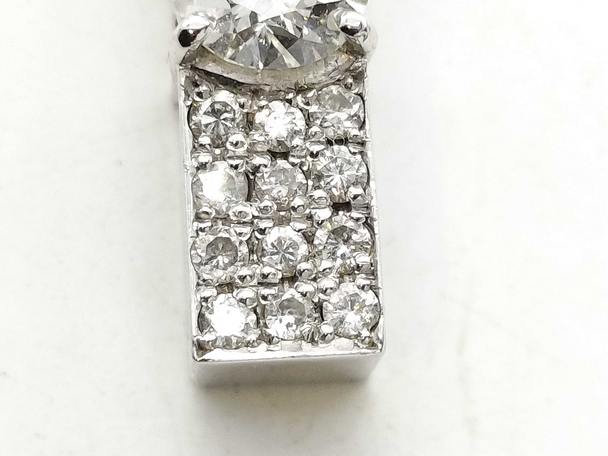 D 0.61ct FD 0.35ct K18WG 3.3g Pendant top 