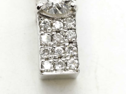D 0.61ct FD 0.35ct K18WG 3.3g Pendant top 